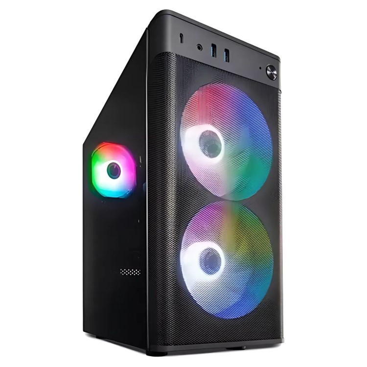 Refurbished Medion ERAZER Recon E45 AMD Ryzen 5 5500 16GB RAM 1TB SSD GeForce RTX 3050 Windows 11 Home Gaming Desktop PC - 1 Year Warranty