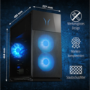 Medion ERAZER Hunter X35 AMD Ryzen 7 9800X3D 32GB RAM 2TB SSD RTX 5080 Windows 11 Gaming PC