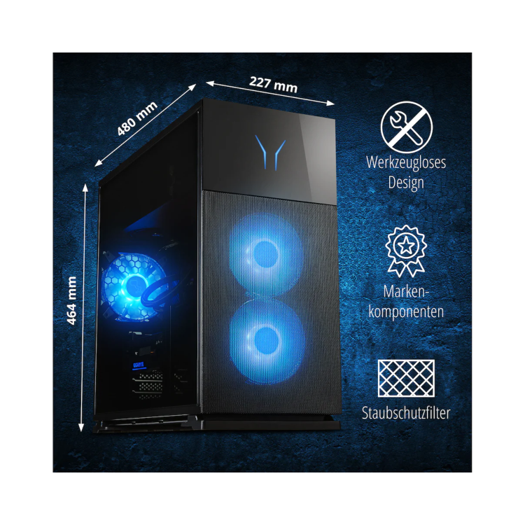 Medion ERAZER Hunter X35 AMD Ryzen 7 9800X3D 32GB RAM 2TB SSD RTX 5080 Windows 11 Gaming PC