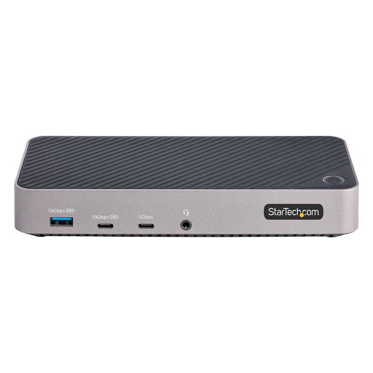 StarTech.com USB-C Triple Monitor Docking Station - Triple 4K HDMI/DP USB-C Dock - 5x USB Hub - GbE - 100W PD - Universal / Multi Monitor - Triple Monitor 4K Universal Laptop Docking Station