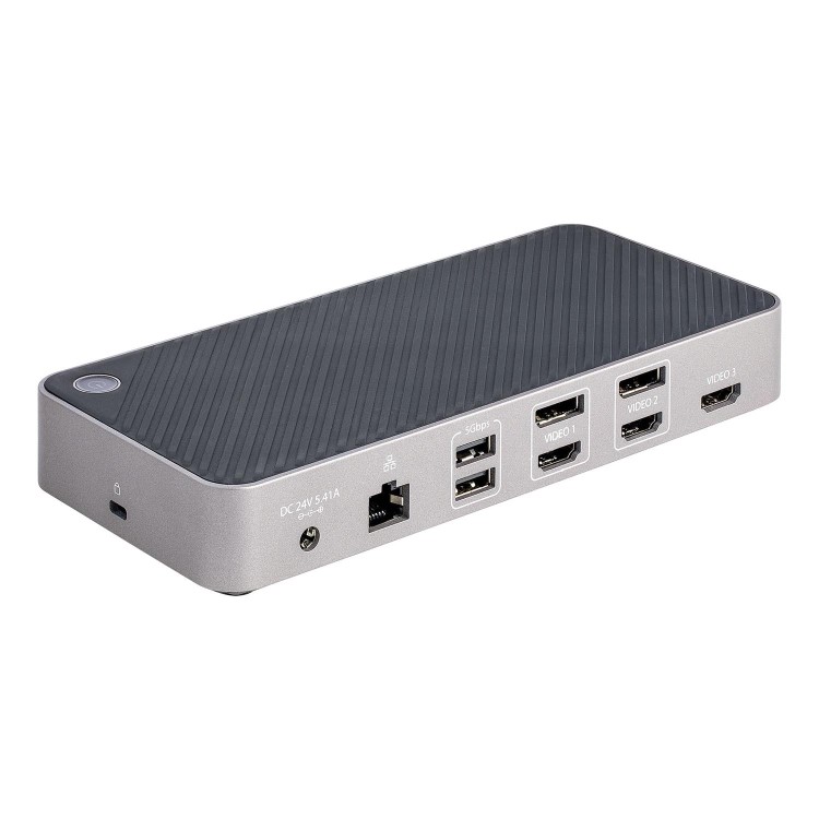 StarTech.com USB-C Triple Monitor Docking Station - Triple 4K HDMI/DP USB-C Dock - 5x USB Hub - GbE - 100W PD - Universal / Multi Monitor - Triple Monitor 4K Universal Laptop Docking Station
