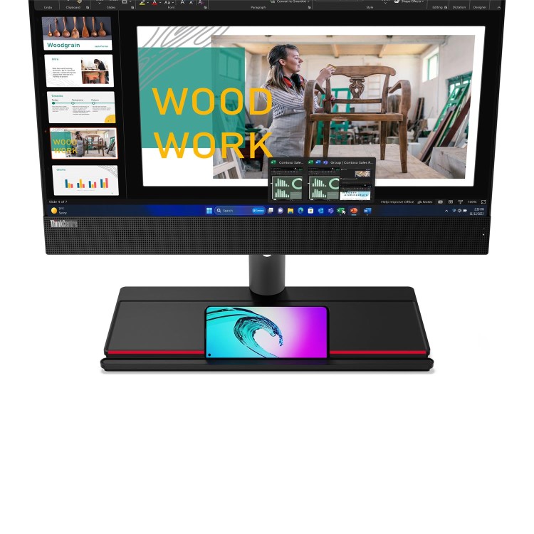 Lenovo ThinkCentre M90a Gen 5 Intel Core i5 14500 16GB RAM 512GB SSD 23.8 Inch Windows 11 Pro All-in-One PC