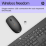 HP 235 Wireless Keyboard and Mouse Black