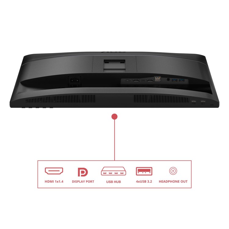 AOC E4 24E4CV 24" IPS Full HD 120Hz USB-C RJ45 Monitor