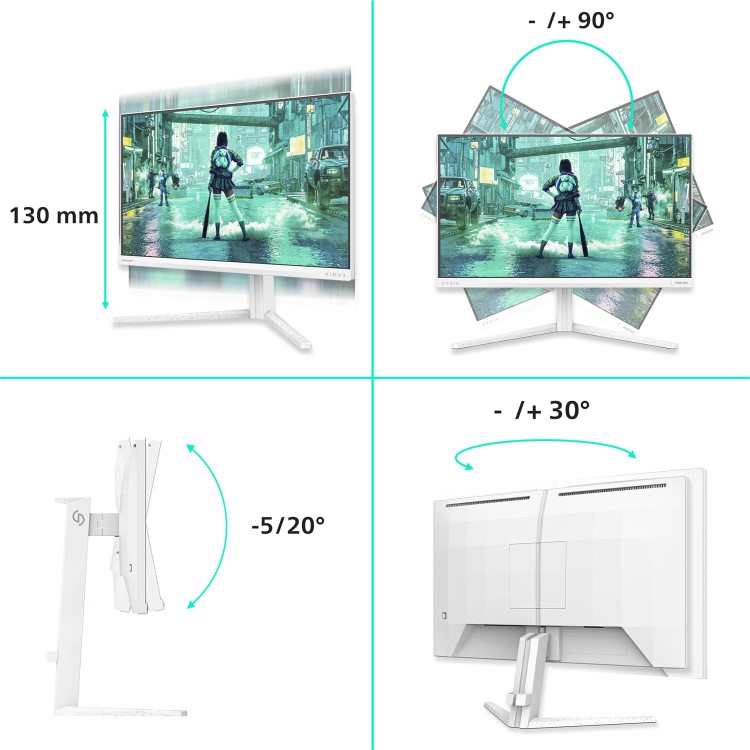 Philips Evnia 3000 24M2N3201P 24" Fast IPS Full HD 260Hz 0.3ms Gaming Monitor