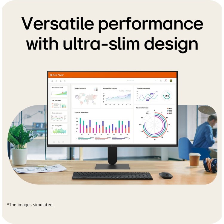 LG 24U411B-B 24" IPS Full HD 120Hz Monitor