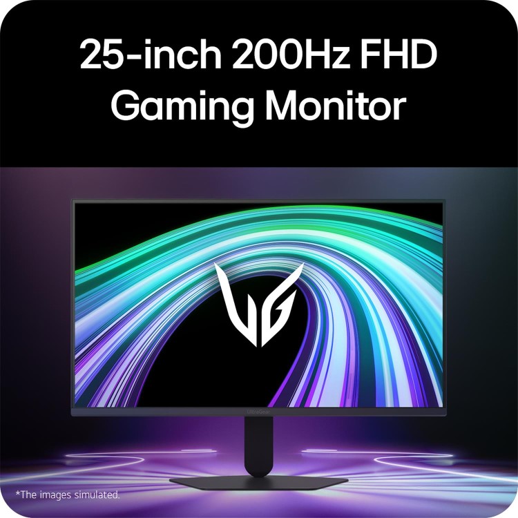 LG UltraGear 25G523B G5 25" IPS Full HD 200Hz 1ms Gaming Monitor