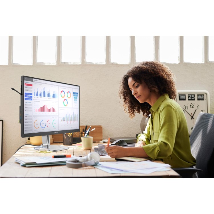 Philips 5000 Series 27B2G5601 27" IPS QHD 100Hz RJ45 Efficiency Business Monitor