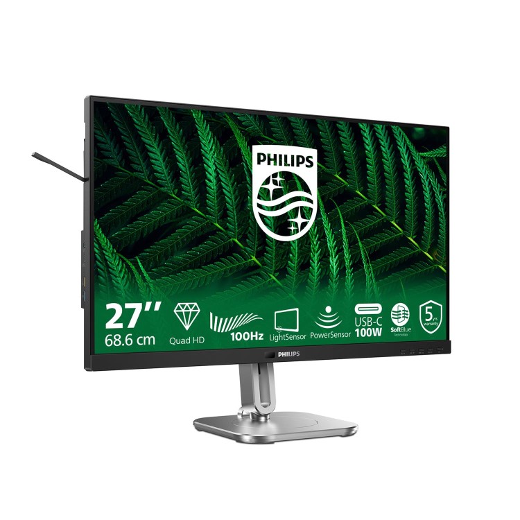 Philips 5000 Series 27B2G5601 27" IPS QHD 100Hz RJ45 Efficiency Business Monitor