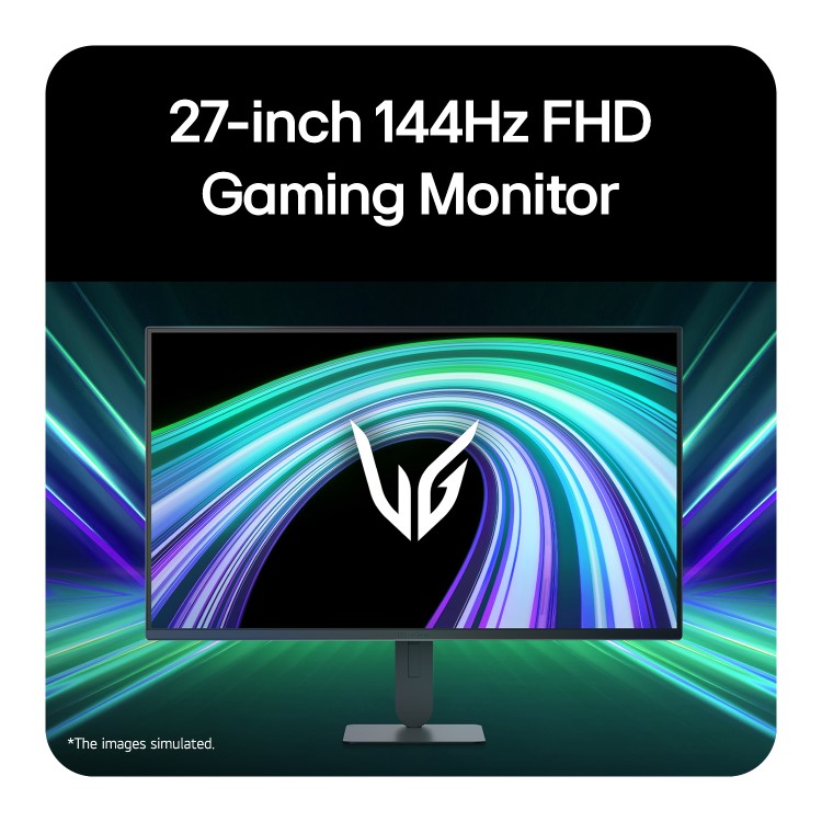LG UltraGear G4 27" IPS Full HD 144Hz Height-Adjustable Gaming Monitor