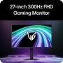 LG UltraGear 27G550B 27" IPS Full HD 300Hz 1ms Height-Adjustable Gaming Monitor