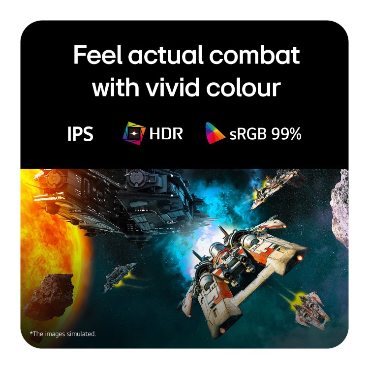 LG UltraGear 27G550B 27" IPS Full HD 300Hz 1ms Height-Adjustable Gaming Monitor