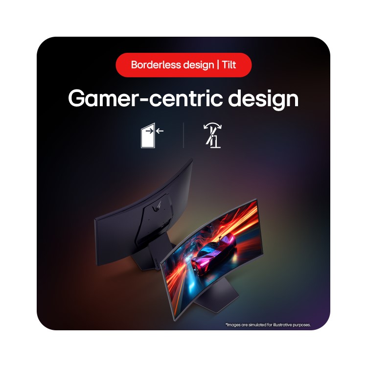 Refurbished LG UltraGear 27GS60QC 27" VA QHD 180Hz 1ms Curved Gaming Monitor