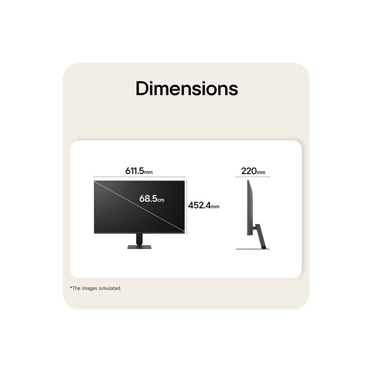 LG 27U411B-B 27" IPS Full HD 144Hz Monitor