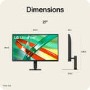 LG UltraFine 27U710B 27" IPS 4K UHD Height-Adjustable Monitor