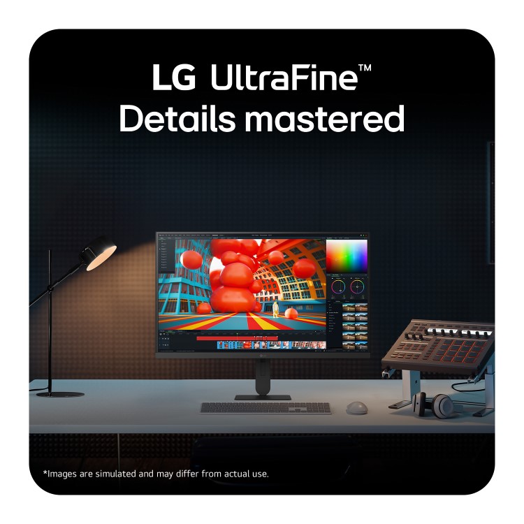 LG UltraFine 27U710B 27" IPS 4K UHD Height-Adjustable Monitor