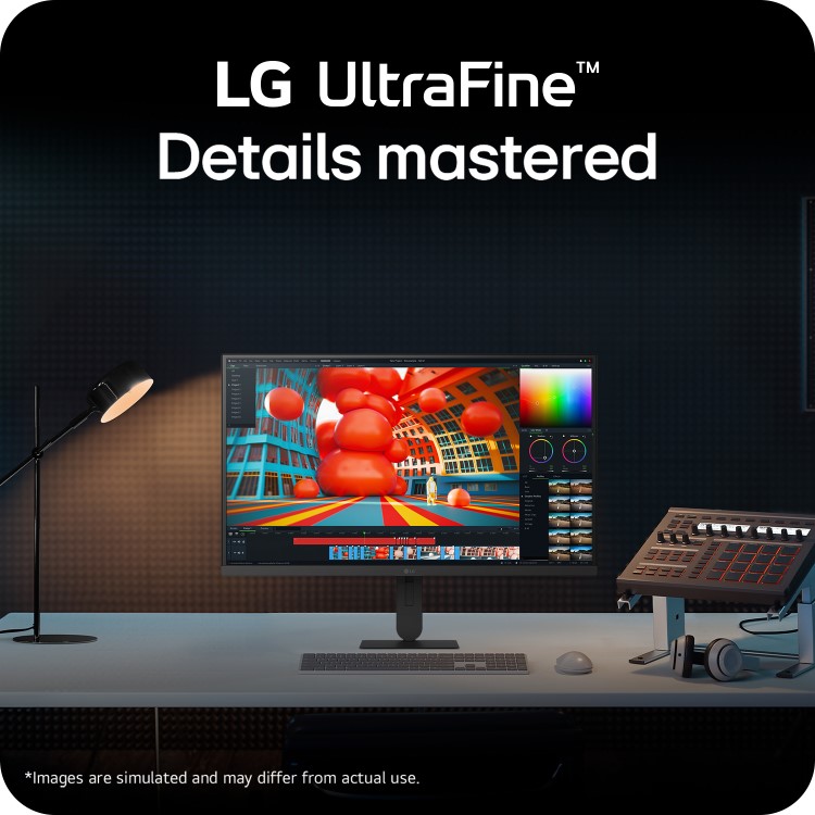 LG UltraFine 27U730B 27" IPS 4K UHD USB-C Height-Adjustable Monitor