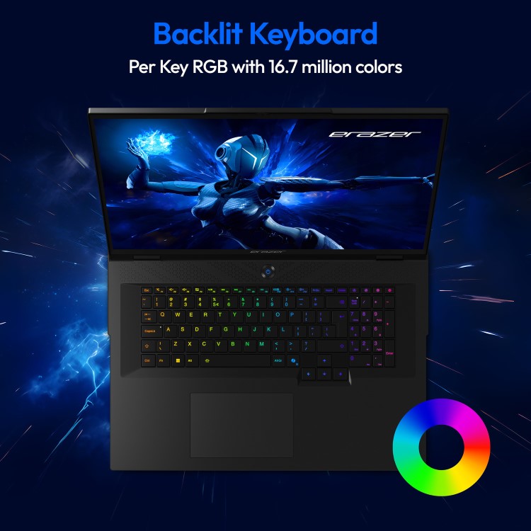 Medion ERAZER Beast 18 Intel Core Ultra 9 64GB RAM 4TB SSD RTX 5090 240Hz 18 Inch Windows 11 Gaming Laptop