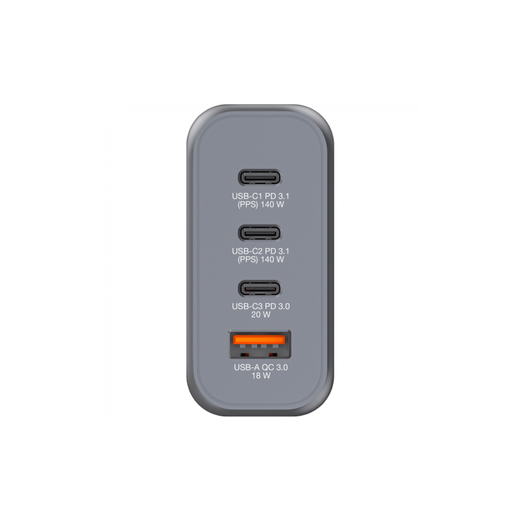 Verbatim 4-Port GaN 140W Laptop Charger