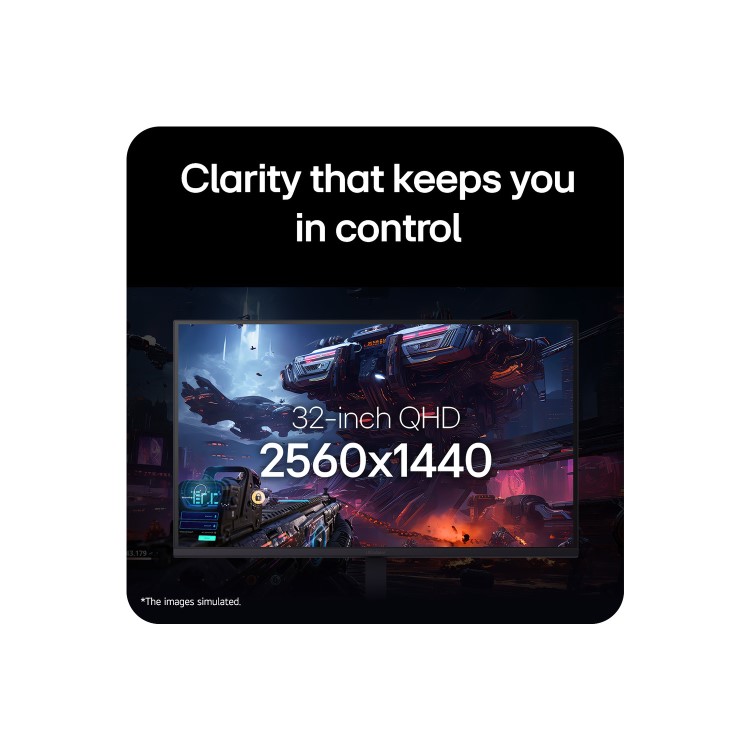 LG UltraGear 32G620B G6 32" IPS QHD 200Hz 1ms Gaming Monitor