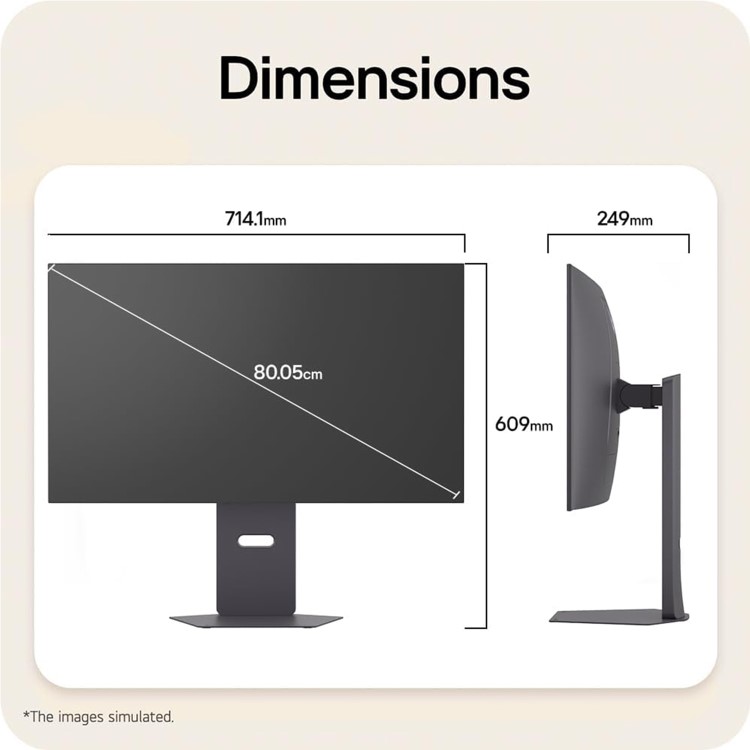 LG UltraGear evo 32" OLED Dual Mode 4K UHD 240Hz Full HD 480Hz 0.03ms Gaming Monitor