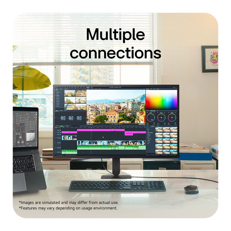 LG UltraFine U7 32" VA 4K UHD Height-Adjustable Monitor