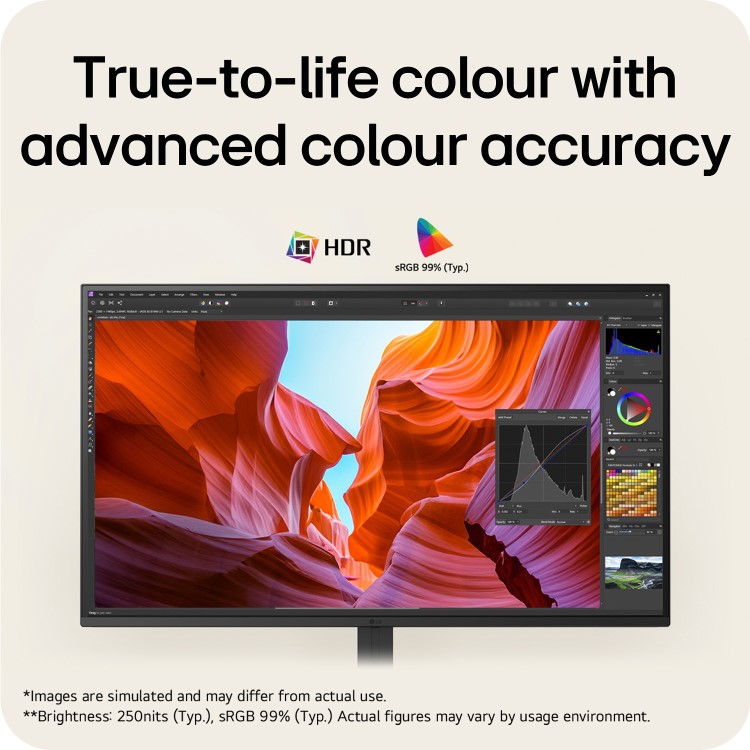 LG UltraFine U7 32" VA 4K UHD Height-Adjustable USB-C Monitor