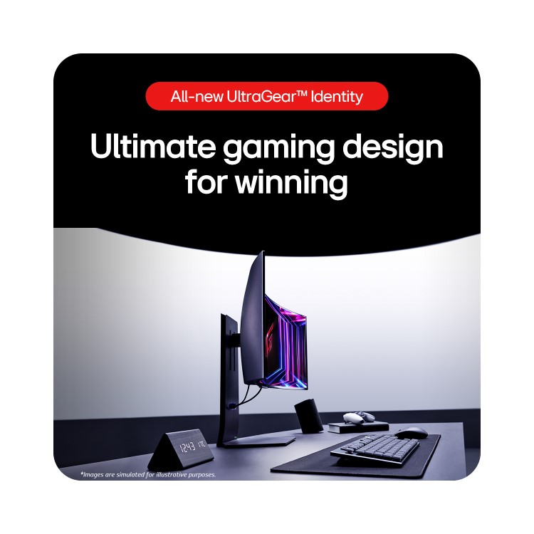 Refurbished LG UltraGear 34" OLED WUQHD 240Hz 0.03MS Curved Gaming Monitor