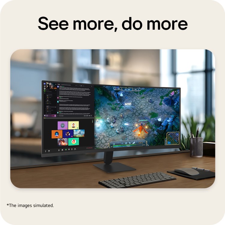 LG UltraWide 34U601B U6 34" VA QHD 120Hz Curved Monitor