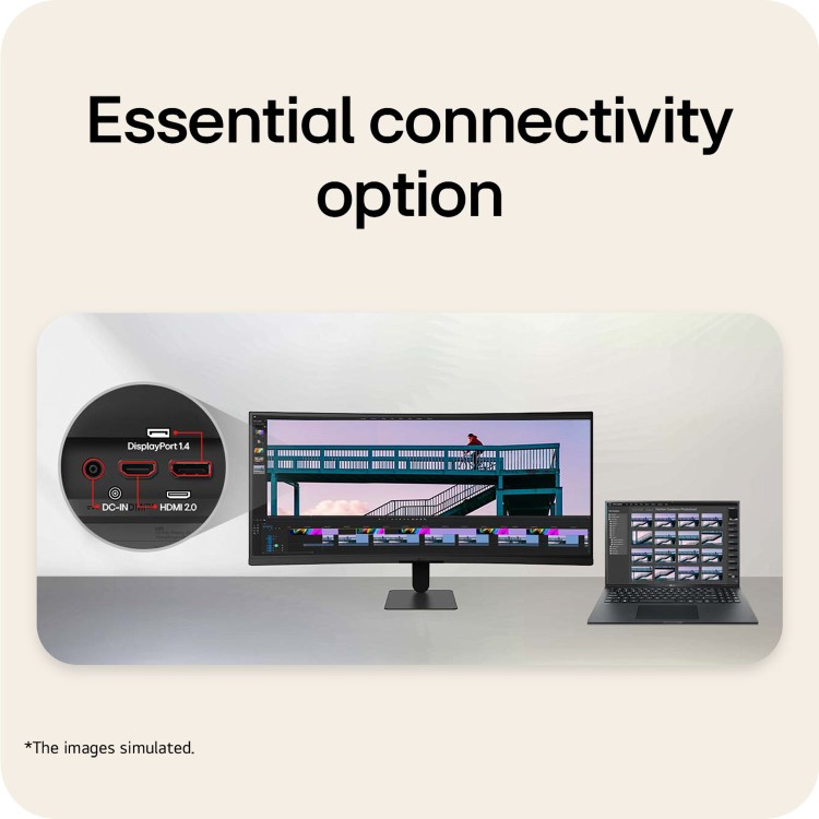LG UltraWide 34U601B U6 34" VA QHD 120Hz Curved Monitor