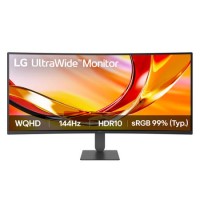 LG UltraWide 34U620B U6 34" VA QHD 144Hz Height-Adjustable Curved Monitor