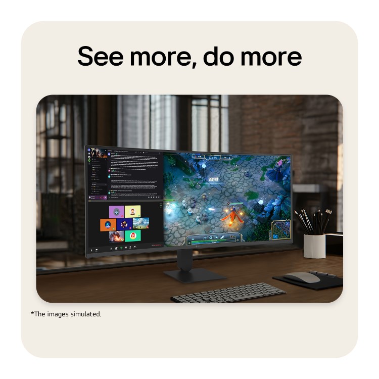 LG UltraWide 34U620B U6 34" VA QHD 144Hz Height-Adjustable Curved Monitor