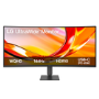 LG UltraWide 34" VA QHD 144Hz USB-C Height-Adjustable Curved Monitor