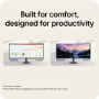 LG UltraWide 34" VA QHD 144Hz USB-C Height-Adjustable Curved Monitor