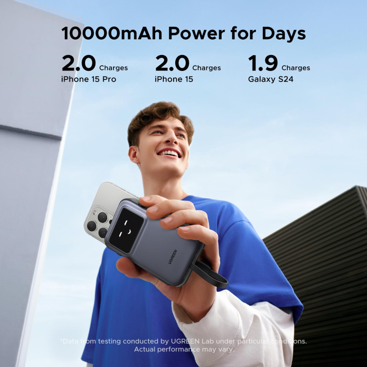 UGREEN Uno Power Bank 10000mAh 30W  - Grey