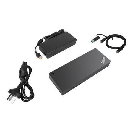 Box Opened Lenovo ThinkPad Hybrid USB-C with USB-A Dock