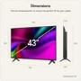 LG 43NU900B6LA 43" 4K UHD Nano AI Smart TV with HDR10 Pro webOS & ThinQ AI