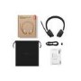 Lenovo 6550 - Headset - on-ear - Bluetooth - wireless - active noise cancelling - black - Certified for Microsoft Teams