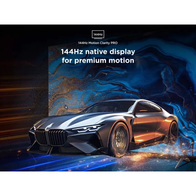 TCL 50C7K-UK 50 Inch QD-Mini LED 4K Google TV – 144Hz Gaming Dolby Vision & Dolby Atmos