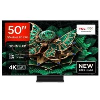 TCL 50C7K-UK 50 Inch QD-Mini LED 4K Google TV – 144Hz Gaming Dolby Vision & Dolby Atmos