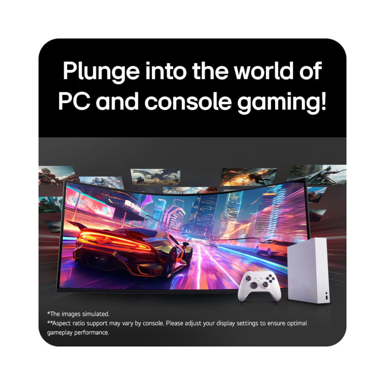 LG UltraGear evo G9 52" VA 5K2K 240Hz Curved Gaming Monitor