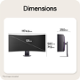 LG UltraGear evo G9 52" VA 5K2K 240Hz Curved Gaming Monitor