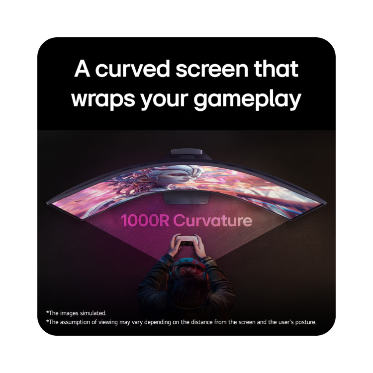LG UltraGear evo G9 52" VA 5K2K 240Hz Curved Gaming Monitor