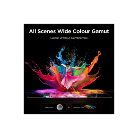 TCL 55C8L-UK 55 Inch QD-Mini LED 4K Google TV – 144Hz Gaming Dolby Vision IQ & ONKYO Sound