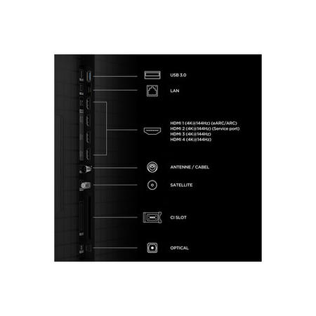 TCL 55C8L-UK 55 Inch QD-Mini LED 4K Google TV – 144Hz Gaming Dolby Vision IQ & ONKYO Sound