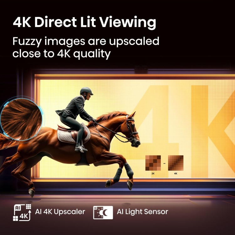 Hisense E78QTUK 55 inch Smart 4K Ultra HD QLED TV