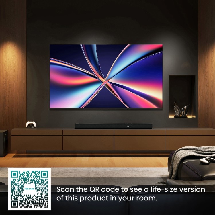Hisense E8QTUK 55 inch Smart 4K Ultra HD Mini-LED TV