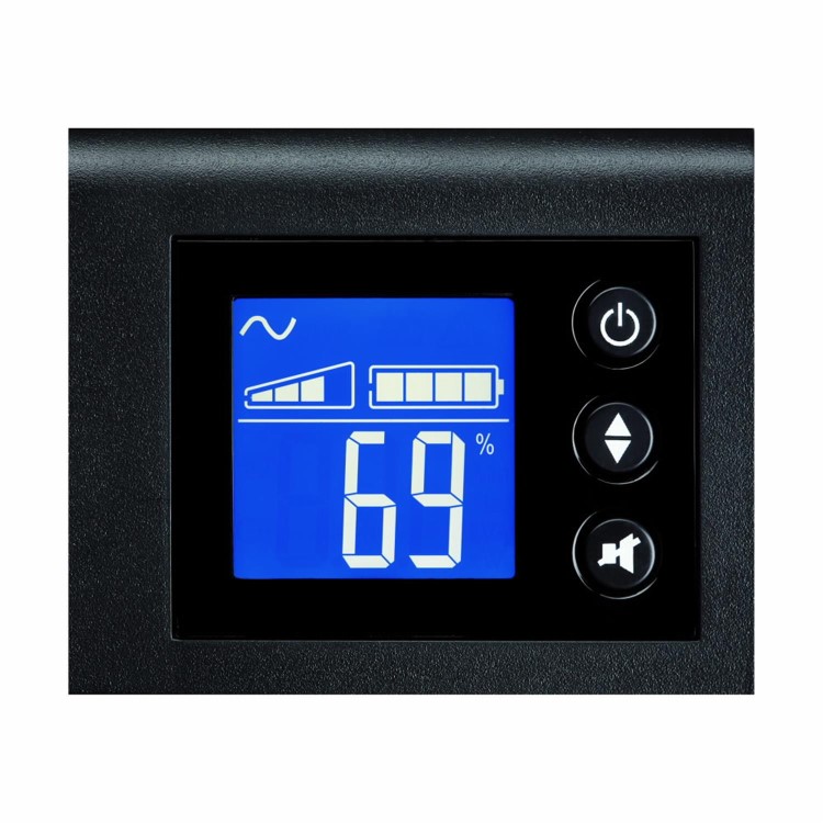 Eaton 5SC 750i - UPS - AC 220/230/240 V - 525 Watt - 750 VA - 1-phase - 7 Ah - RS-232, USB - output connectors: 6 - black