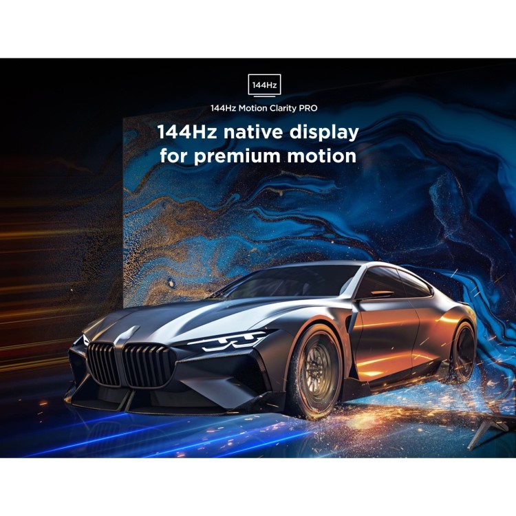 TCL 65A400M-UK 65 Inch 4K QD-Mini LED Google TV – 144Hz Gaming Dolby Vision & ONKYO Audio