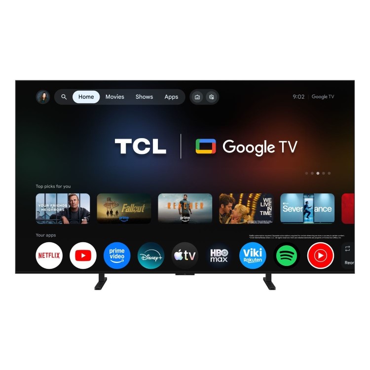 TCL 65A400M-UK 65 Inch 4K QD-Mini LED Google TV – 144Hz Gaming Dolby Vision & ONKYO Audio